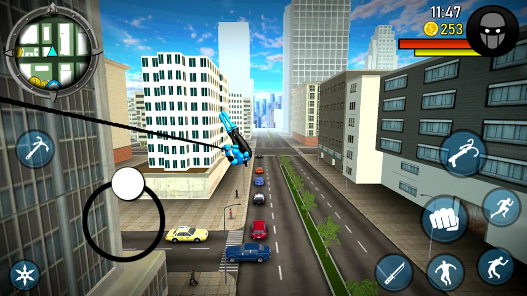 Blue Ninja : Superhero Game [MOD: безлимитные деньги и все уровни открыты] — Скачать бесплатно (APK) — скриншот 5