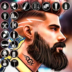 Barber Shop Hair Cut Sim Games [MOD: безлимитные деньги и все предметы] на Андроид