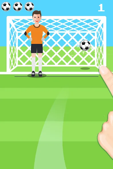 Penalty Shootout Game Offline [MOD: безлимитные монеты и разблокированы все уровни] — Скачать бесплатно (APK) — скриншот 3