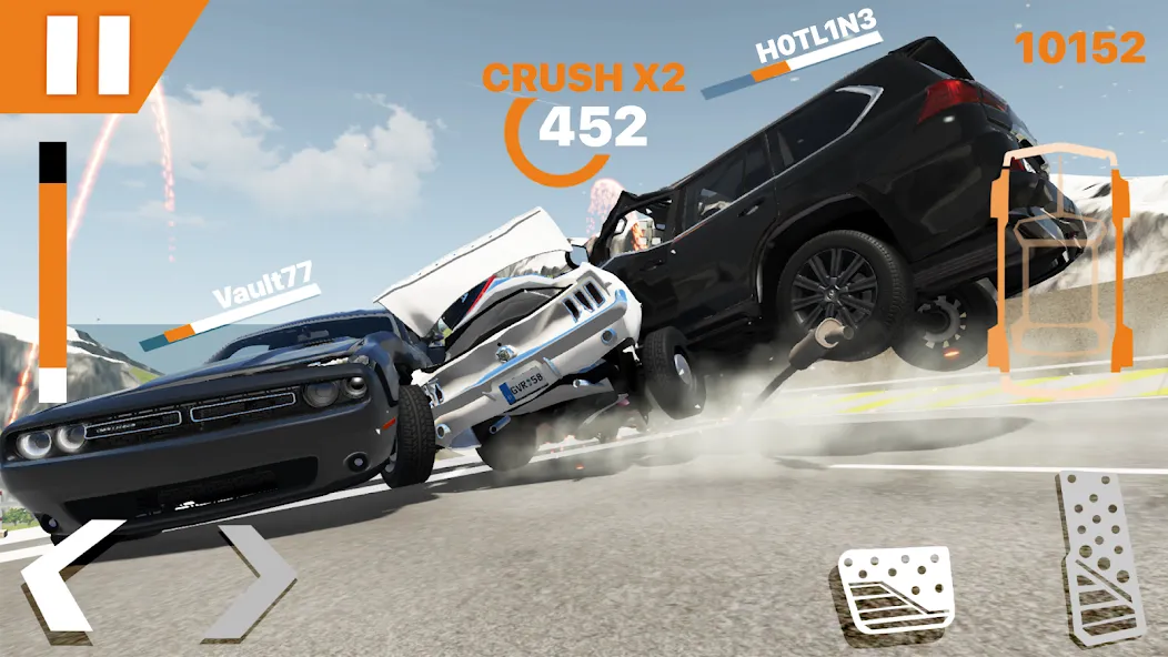 RCC - Real Car Crash Simulator [MOD: безлимитные деньги и все машины] последняя версия — скриншот 5