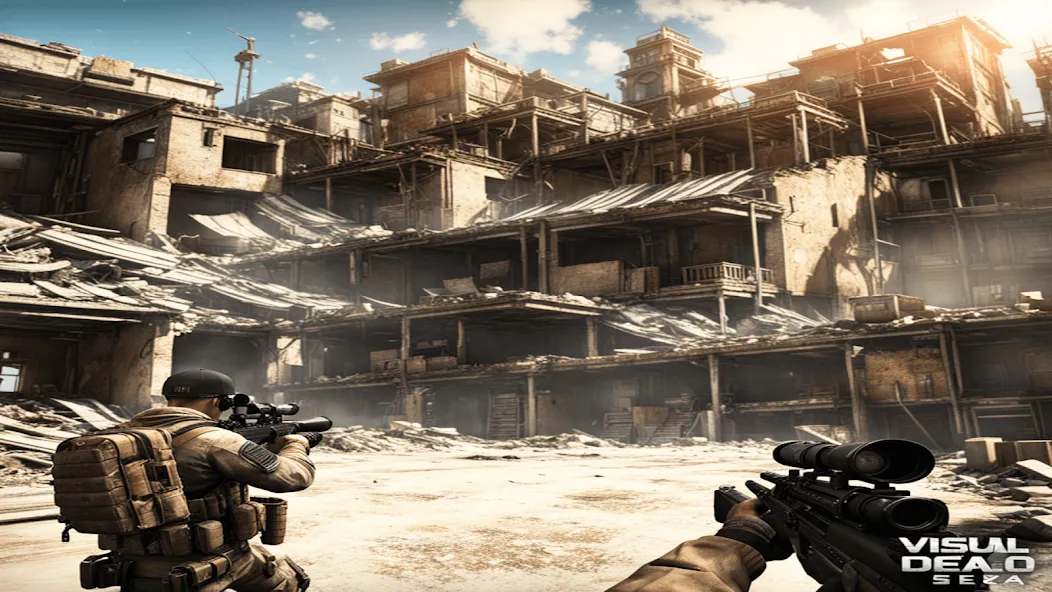 FPS Commando Shooting Games 3D [MOD: безлимитные деньги и оружие] (Бесплатно / APK) — скриншот 3