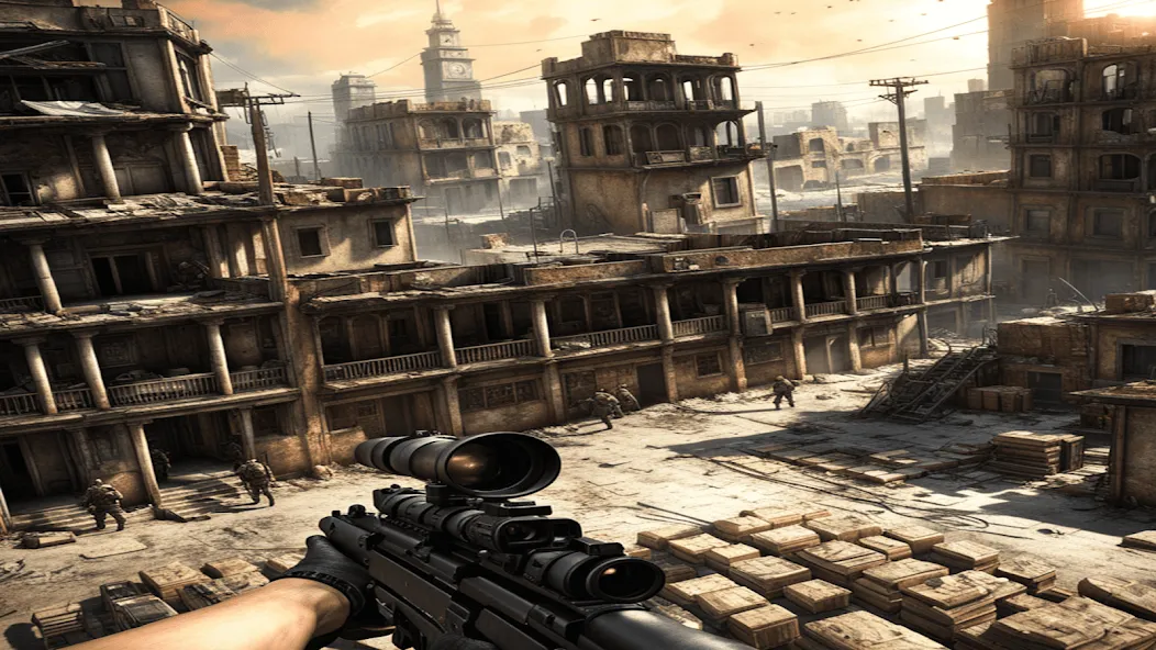 FPS Commando Shooting Games 3D [MOD: безлимитные деньги и оружие] (Бесплатно / APK) — скриншот 4