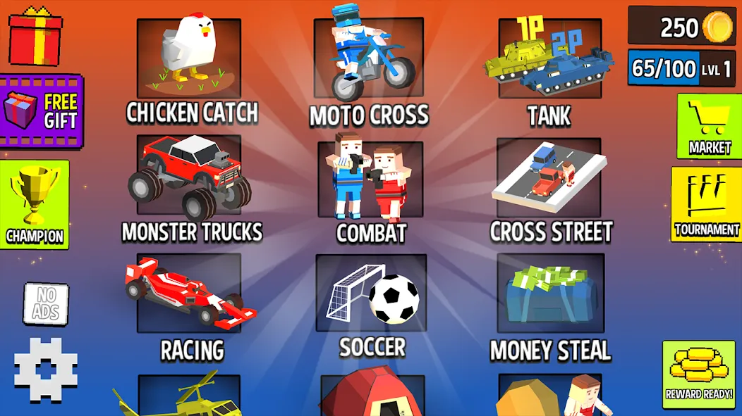 Cubic 2 3 4 Player Games [MOD: разблокированы все режимы для игры вдвоём] (Бесплатно / APK) — скриншот 1
