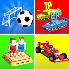 Cubic 2 3 4 Player Games [MOD: разблокированы все режимы для игры вдвоём] (Бесплатно / APK)