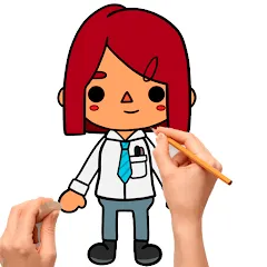 Скачать взлом How to draw Toca [MOD: пошаговое рисование персонажей]