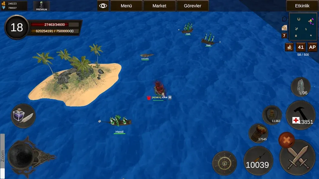 Скачать взлом Naval Battle Online [MOD: безлимитные ресурсы и мощный флот] — скриншот 2