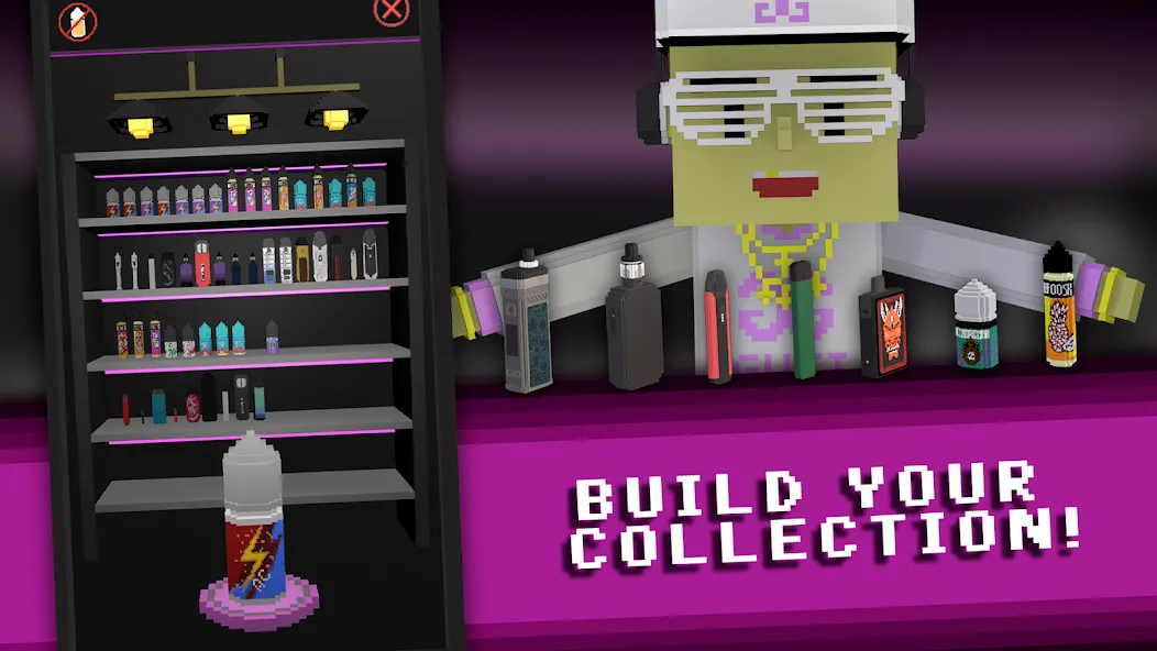 Скачать Vape Boss: Shop Simulator 3D [MOD: безлимитные деньги и ресурсы] — скриншот 2