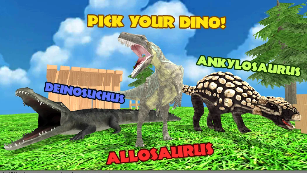 Dino Battle Arena Lost Kingdom [MOD: много денег и все динозавры открыты] (Бесплатно / APK) — скриншот 1
