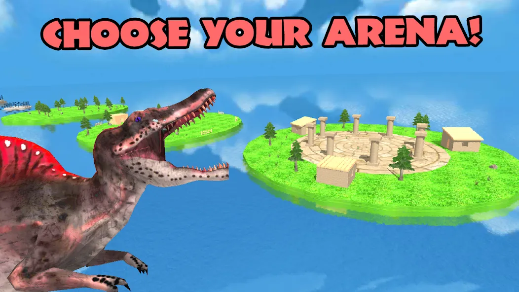 Dino Battle Arena Lost Kingdom [MOD: много денег и все динозавры открыты] (Бесплатно / APK) — скриншот 2