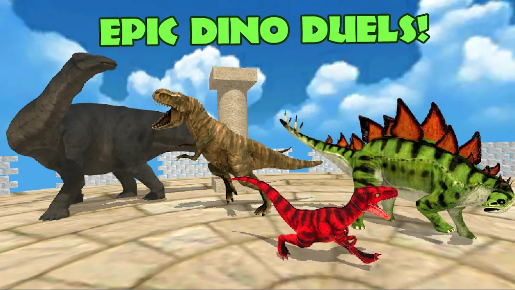 Dino Battle Arena Lost Kingdom [MOD: много денег и все динозавры открыты] (Бесплатно / APK) — скриншот 3
