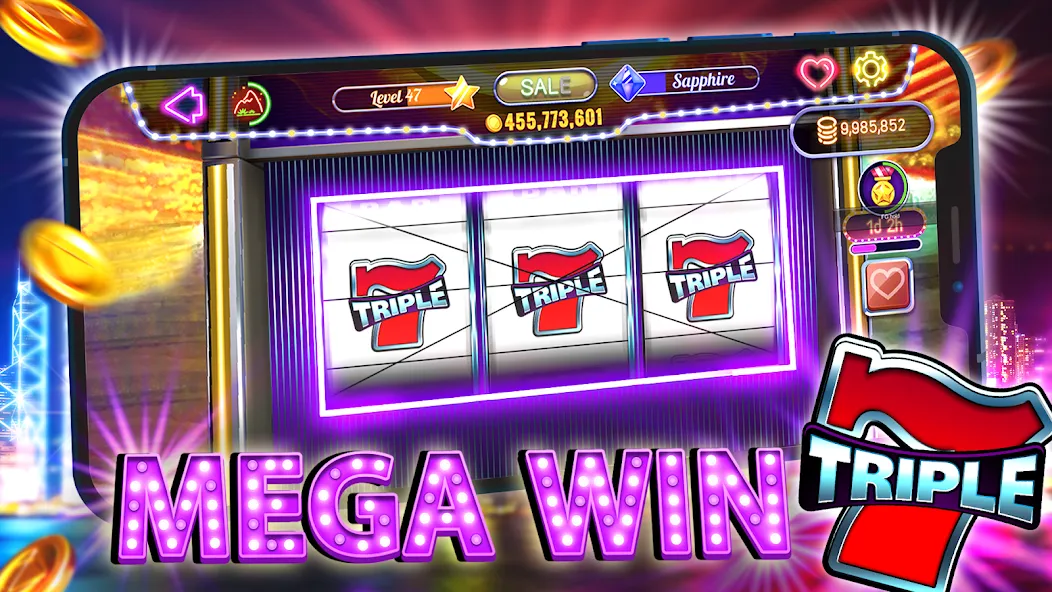 Взломанная Old Vegas Slots - Casino 777 [MOD: безлимитные монеты и джекпоты] на Андроид — скриншот 3