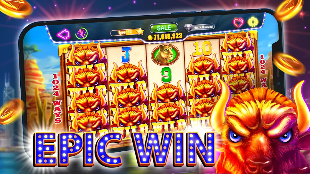 Взломанная Old Vegas Slots - Casino 777 [MOD: безлимитные монеты и джекпоты] на Андроид — скриншот 4