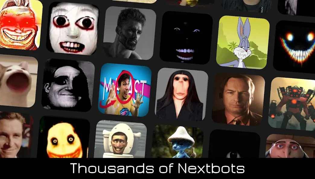 Скачать Nextbots Online: Sandbox [MOD: бесконечные монеты и открыты все карты] на телефон — скриншот 1