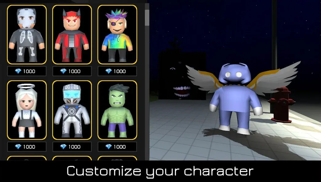 Скачать Nextbots Online: Sandbox [MOD: бесконечные монеты и открыты все карты] на телефон — скриншот 4