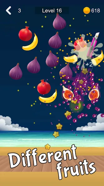 Скачать взлом Fruit Sniper [MOD: безлимитные монеты и усиленное оружие] — скриншот 4