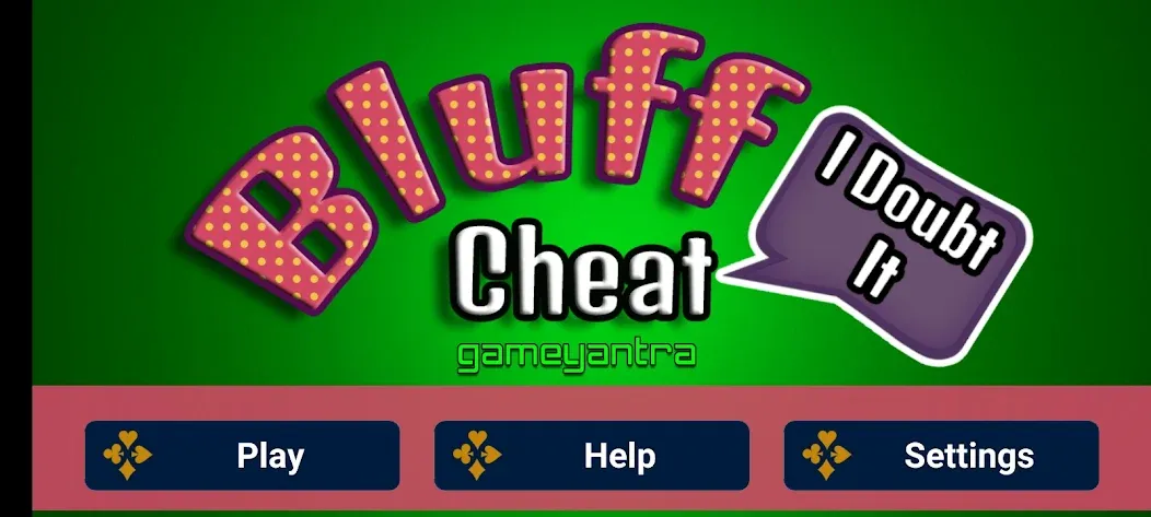 Взломанная Bluff Card Game [MOD: безлимитные монеты и разблокированы карты] на Андроид — скриншот 1