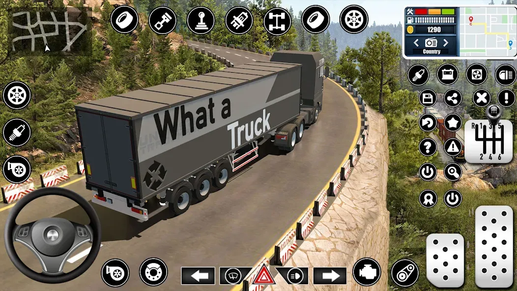 Скачать взлом Cargo Delivery Truck Games 3D [MOD: безлимитные деньги и топливо] — скриншот 1
