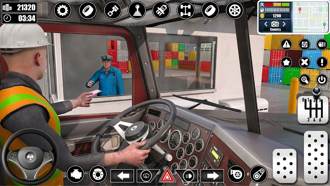 Скачать взлом Cargo Delivery Truck Games 3D [MOD: безлимитные деньги и топливо] — скриншот 2