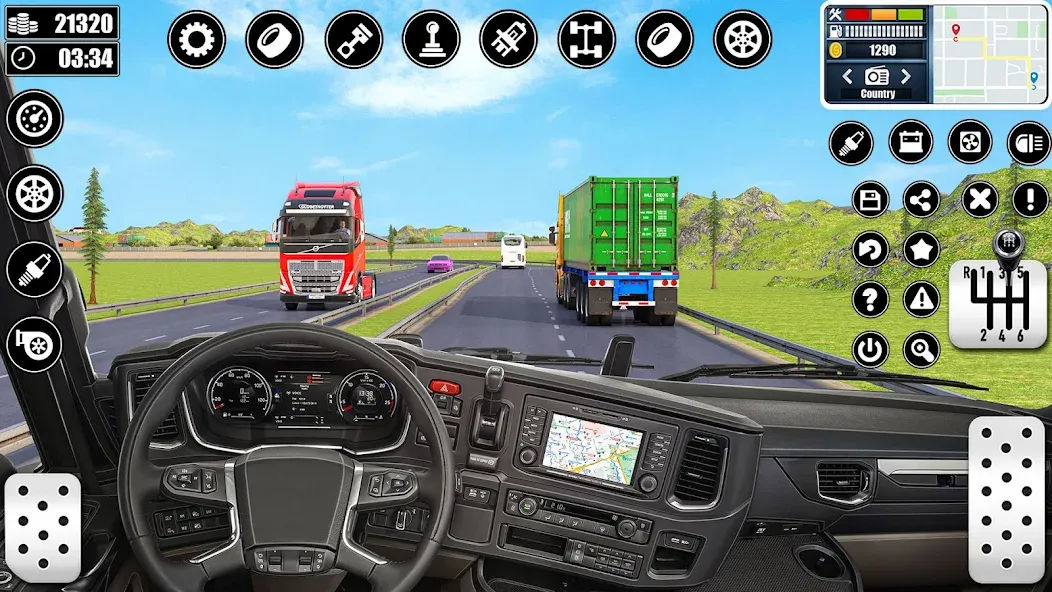 Скачать взлом Cargo Delivery Truck Games 3D [MOD: безлимитные деньги и топливо] — скриншот 4