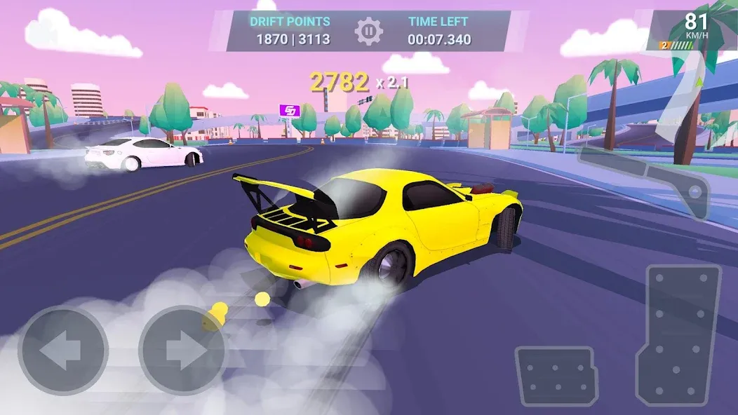 Drift Clash Online Racing [MOD: безлимитные деньги и все машины открыты] на Андроид — скриншот 3