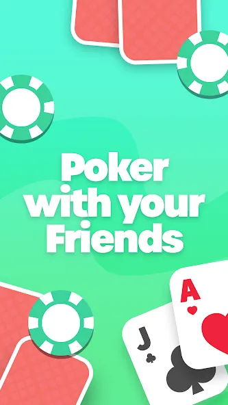 Скачать взлом Poker with Friends - EasyPoker [MOD: безлимитные фишки и открыты все столы] — скриншот 1