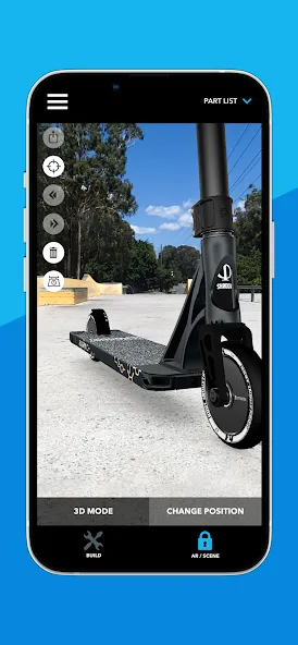 Скачать взлом Scooter 3D custom builder [MOD: безлимитные деньги и все детали открыты] — скриншот 4