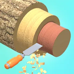Скачать Wood Turning 3D - Carving Game [MOD: безлимитные деньги и все инструменты открыты]