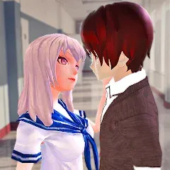 Anime High School Love Story [MOD: романтические приключения без ограничений] последняя версия