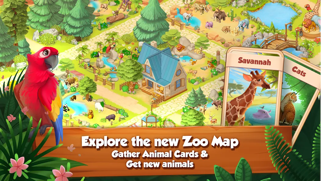 Homesteads: Dream Farm [MOD: безлимитные деньги и ресурсы] (Бесплатно / APK) — скриншот 1
