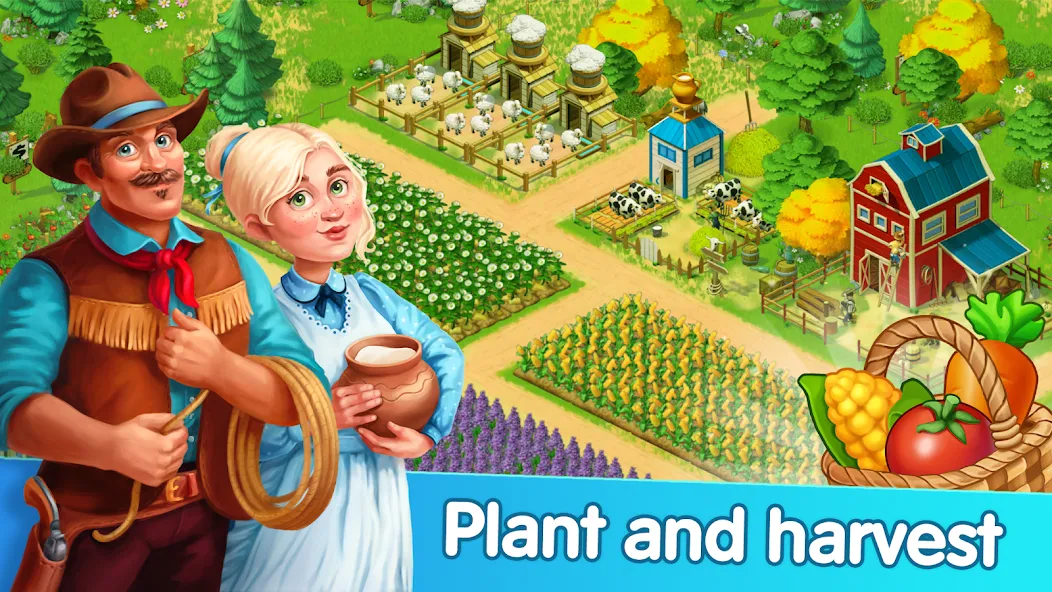 Homesteads: Dream Farm [MOD: безлимитные деньги и ресурсы] (Бесплатно / APK) — скриншот 2