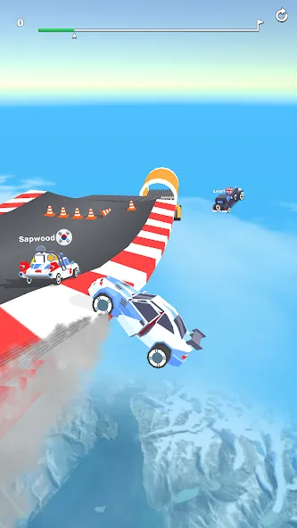 Ramp Racing 3D — Extreme Race [MOD: безлимитные деньги и все машины] — Скачать бесплатно (APK) — скриншот 1