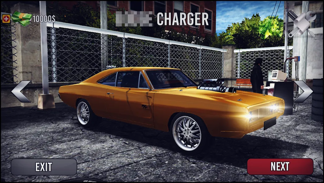 Charger Drift Simulator [MOD: безлимитные деньги и машины] на Андроид — скриншот 1