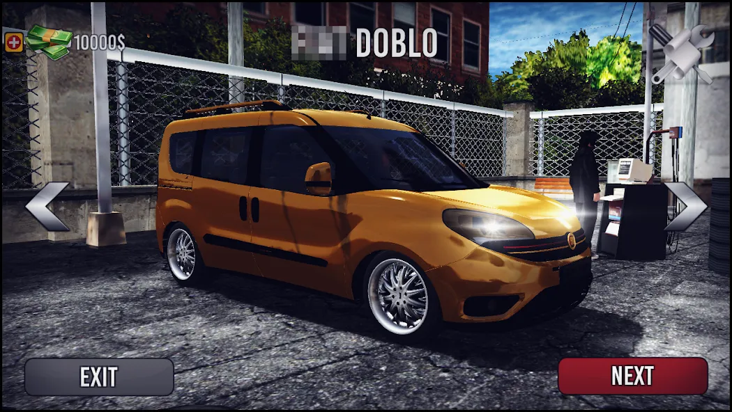Doblo Drift Simulator [MOD: безлимитные деньги и топливо] — Скачать бесплатно (APK) — скриншот 1
