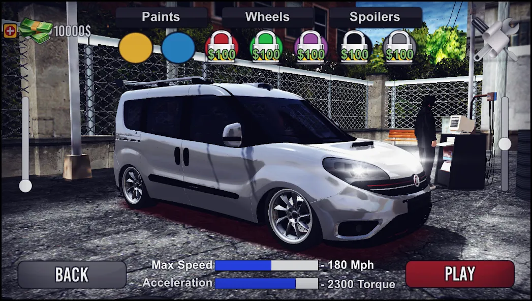 Doblo Drift Simulator [MOD: безлимитные деньги и топливо] — Скачать бесплатно (APK) — скриншот 2