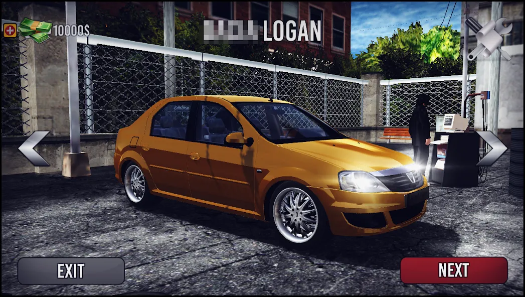 Logan Drift Simulator [MOD: безлимитные деньги и топливо] на Андроид — скриншот 1