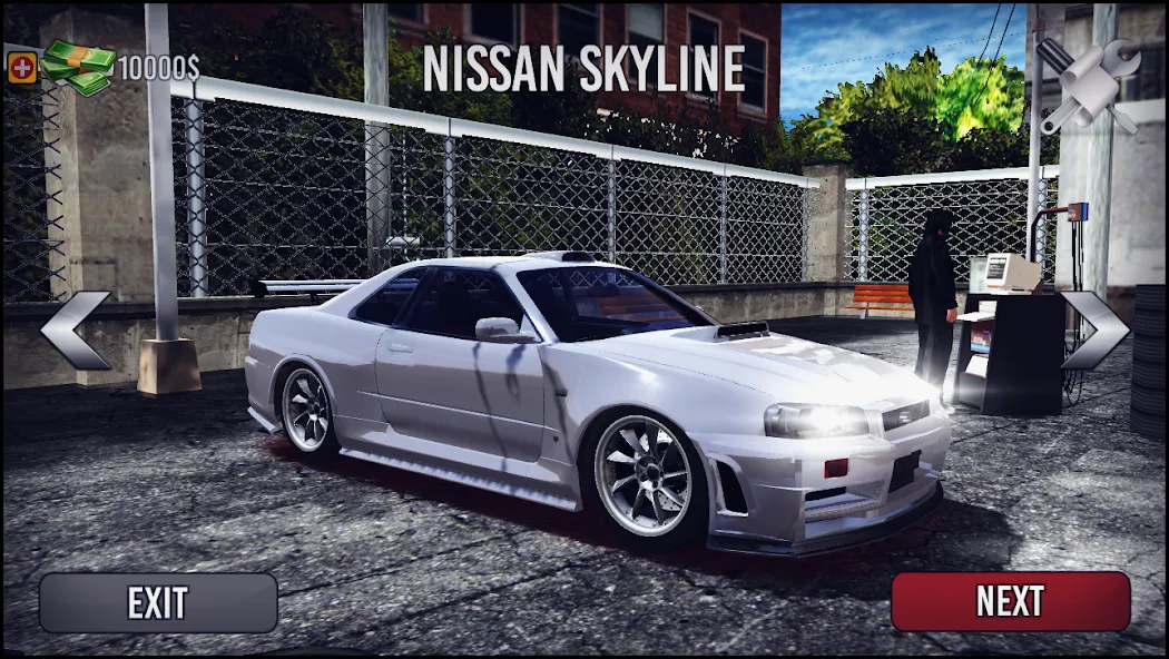 Скачать Skyline Drift Simulator [MOD: безлимитные деньги и топливо] — скриншот 2