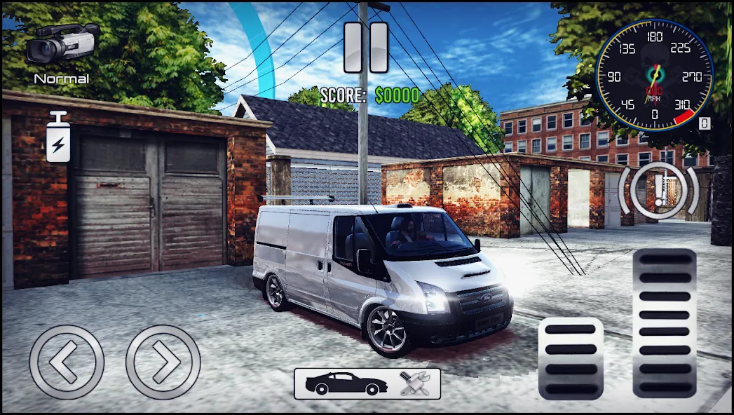 Взломанная Transit Drift Simulator [MOD: безлимитные деньги и все машины открыты] на Андроид — скриншот 5