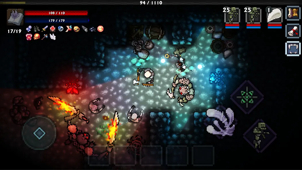 Pocket Rogues [MOD: безлимитные деньги и усиленные герои] (Бесплатно / APK) — скриншот 2