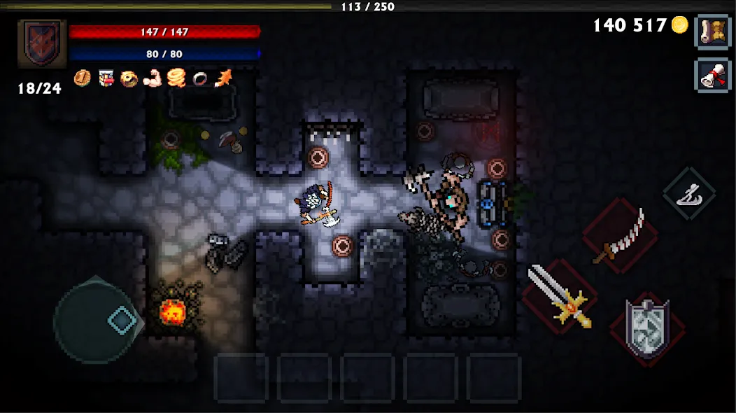 Pocket Rogues [MOD: безлимитные деньги и усиленные герои] (Бесплатно / APK) — скриншот 4