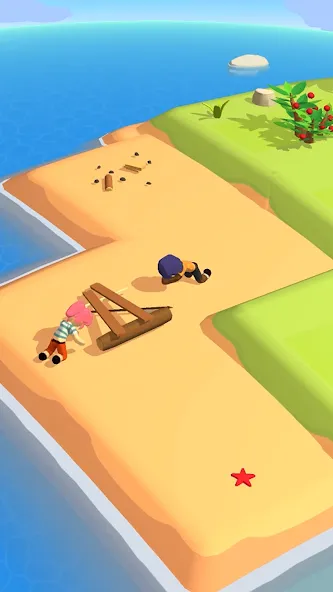 Stranded Island Survival Games [MOD: безлимитные ресурсы и здоровье] последняя версия — скриншот 4
