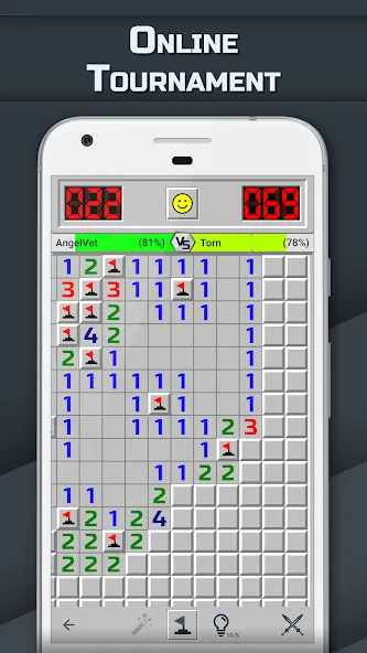 Minesweeper GO - classic game [MOD: без рекламы и подсказки доступны] на Андроид — скриншот 2
