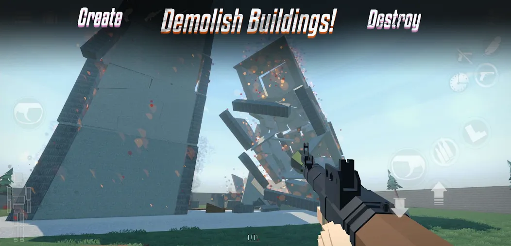 Взломанная GoreBox [MOD: безлимитные патроны и открыты все карты] на Андроид — скриншот 5