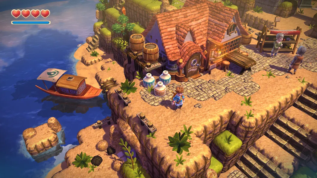 Oceanhorn ™ [MOD: неограниченные ресурсы и открытые локации] — Скачать бесплатно (APK) — скриншот 1