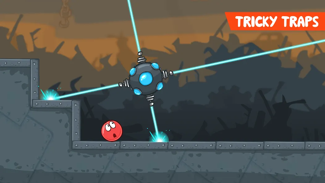 Скачать взлом Red Ball 4 [MOD: безлимитные жизни и открыты все уровни] — скриншот 5