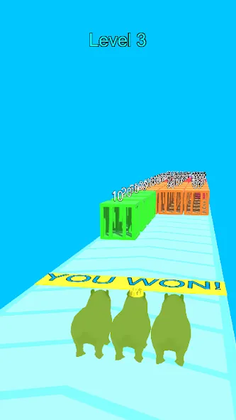 Capybara Run [MOD: бесконечные монеты и ускорение бега] на Андроид — скриншот 2