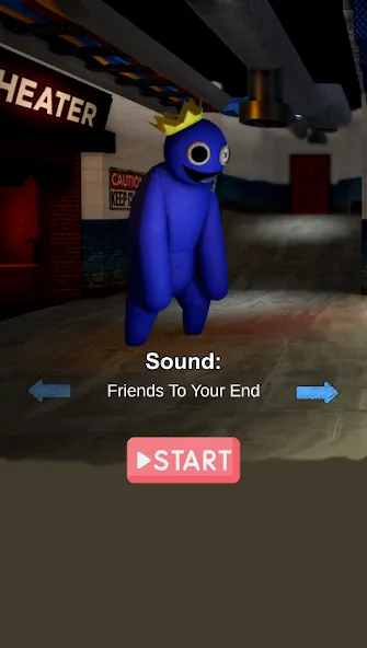 FNF Rainbov Blue Mod Test [MOD: тест радуги и синих персонажей] — Скачать бесплатно (APK) — скриншот 1