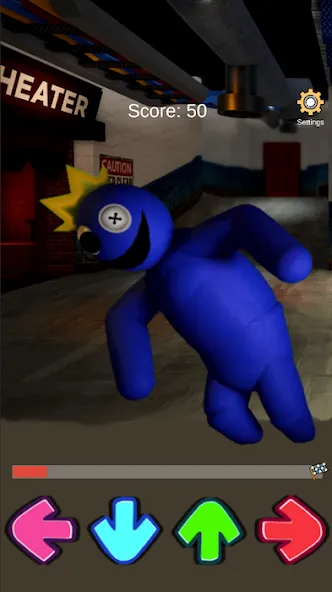 FNF Rainbov Blue Mod Test [MOD: тест радуги и синих персонажей] — Скачать бесплатно (APK) — скриншот 2