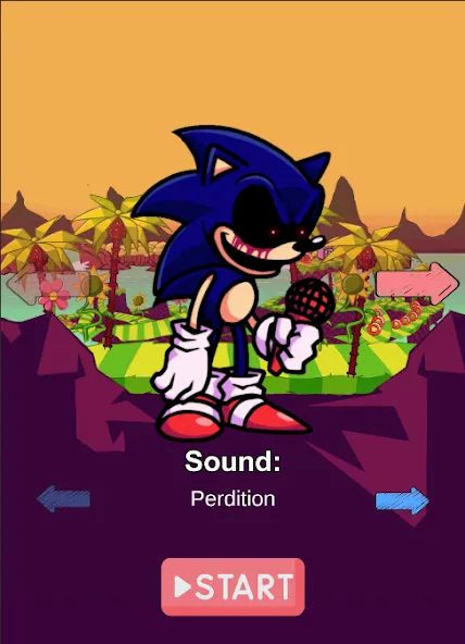 FNF SONIKK.EXE 3.0 Mod Test [MOD: новые песни и сложные уровни] (Бесплатно / APK) — скриншот 1