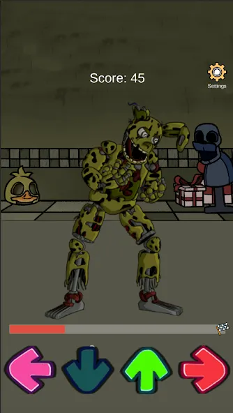 FNF Springtrap Mod Test [MOD: тестируйте движения спрингтрапа] (Бесплатно / APK) — скриншот 3