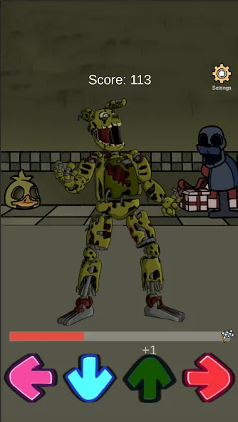 FNF Springtrap Mod Test [MOD: тестируйте движения спрингтрапа] (Бесплатно / APK) — скриншот 4